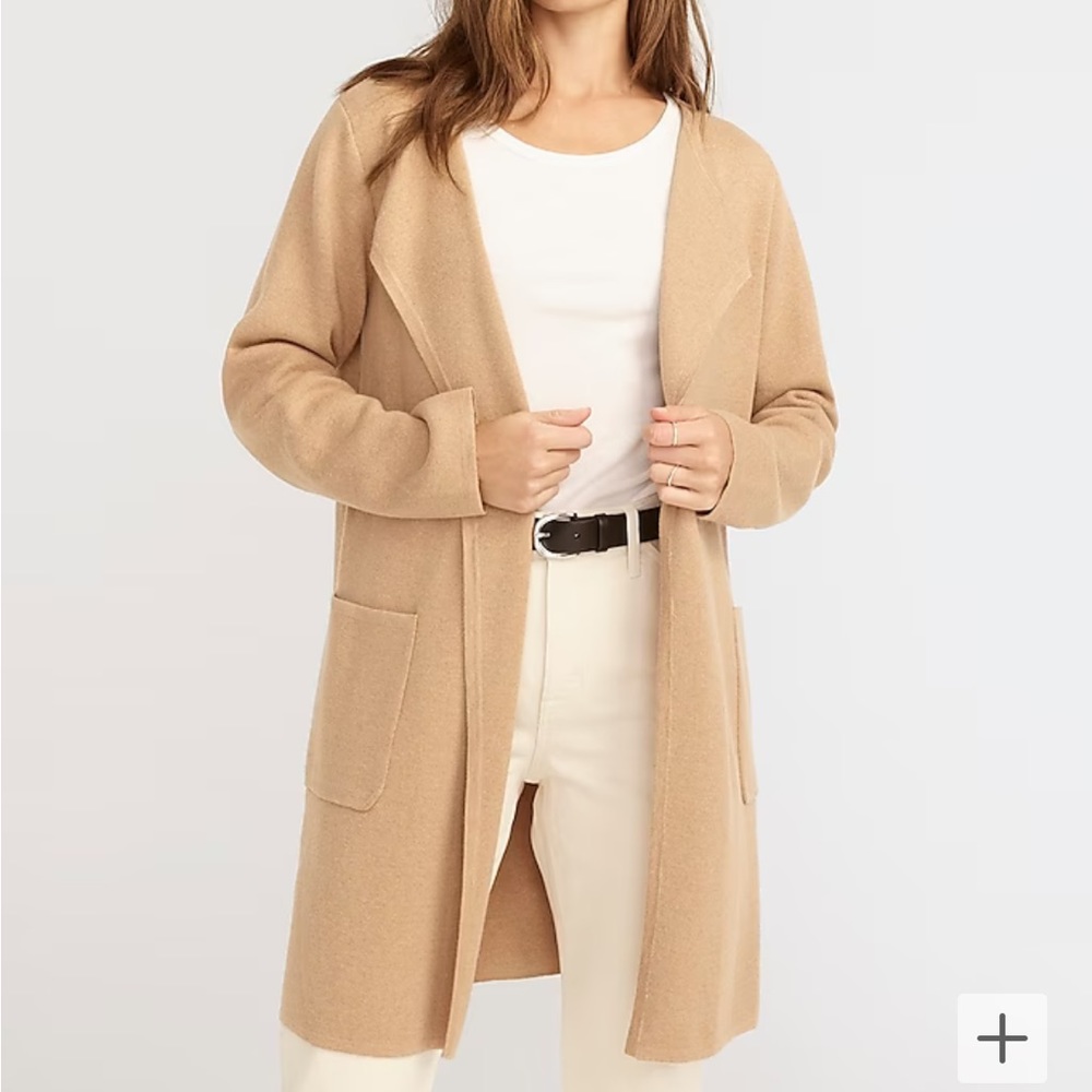 Juliette collarless sweater-blazer